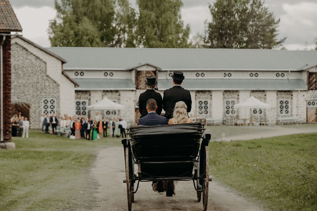 Dukning till bröllop